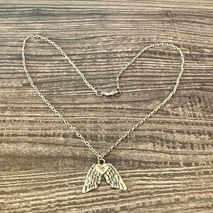 Silver Angel Wing Necklace
